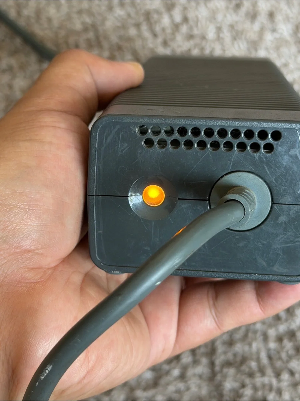 MICROSOFT XBOX 360 AC ADAPTER POWER BRICK CORD SUPPLY USED